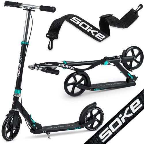 Tretroller Soke CITY black 
