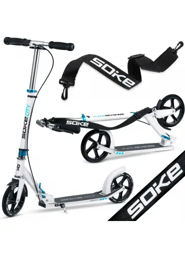 Tretroller Soke CITY white