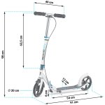 Tretroller Soke CITY white
