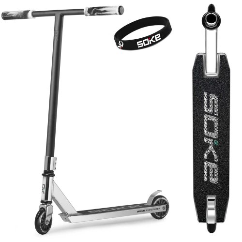 Stunt Scooter Soke EVO STREET silver