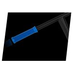 Scooter Griffe 142 x 35 mm dunkelblau - 2 Stück
