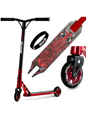 Stunt Scooter Soke XTR red