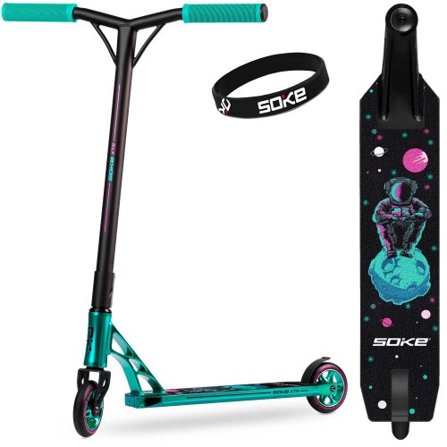 Stunt Scooter Soke XTR turquoise pink