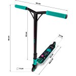 Stunt Scooter Soke XTR turquoise pink
