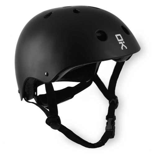 Skatehelm, Fahrradhelm Soke Schwarz