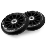 Stunt Scooter Roller 100 mm schwarz - 2 Stück