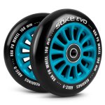 Stunt Scooter Roller 100 mm blau - 2 Stück