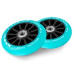 Stunt Scooter Roller 100 mm türkis - 2 Stück