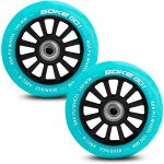 Stunt Scooter Roller 100 mm türkis - 2 Stück