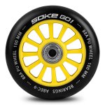 Stunt Scooter Roller 100 mm gelb - 2 Stück