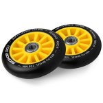 Stunt Scooter Roller 100 mm gelb - 2 Stück