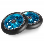 Stunt Scooter Roller 110 mm blau - 2 Stück