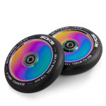 Stunt Scooter Roller 110mm Hohlkern rainbow - 2 Stück