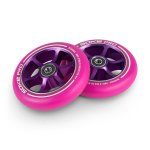 Stunt Scooter Roller 110 mm pink - 2 Stück