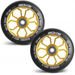 Stunt Scooter Roller 110 mm gold - 2 Stück