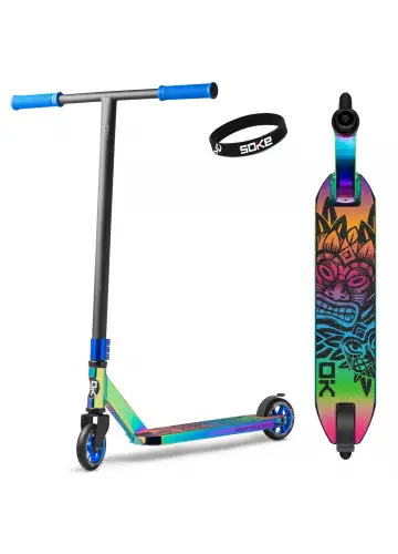Stunt scooter Soke PRO STREET neochrome blue