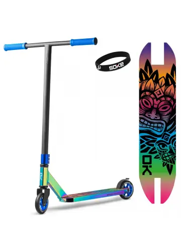 Stunt scooter Soke PRO STREET neochrome blue