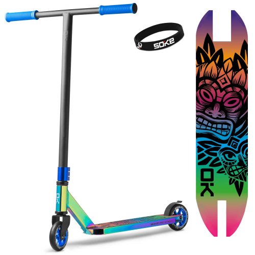 Stunt scooter Soke PRO STREET neochrome blue