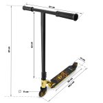 Stunt Scooter Soke XTR STREET gold