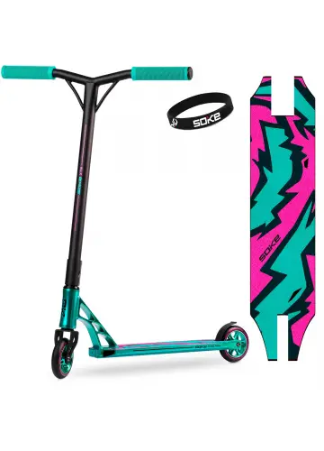 Stunt Scooter Soke XTR turquoise pink