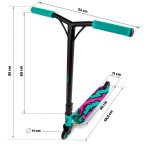 Stunt Scooter Soke XTR turquoise pink
